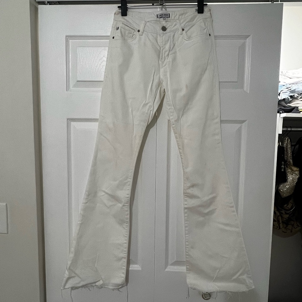 Dear John Jeans - White Flare - Size 27